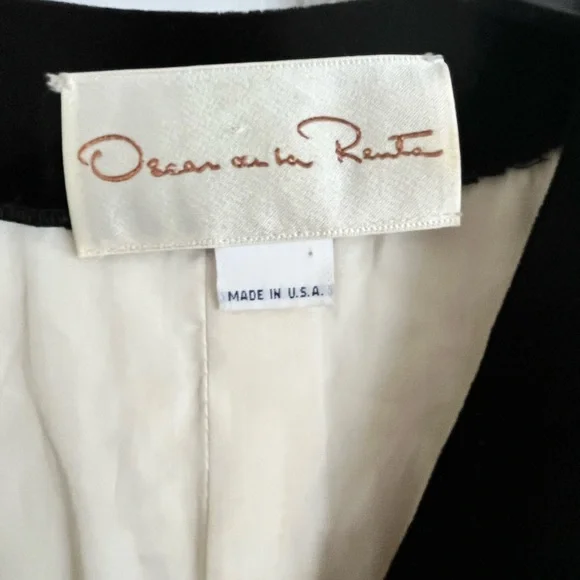 Vintage Oscar de la Renta Wool Dress